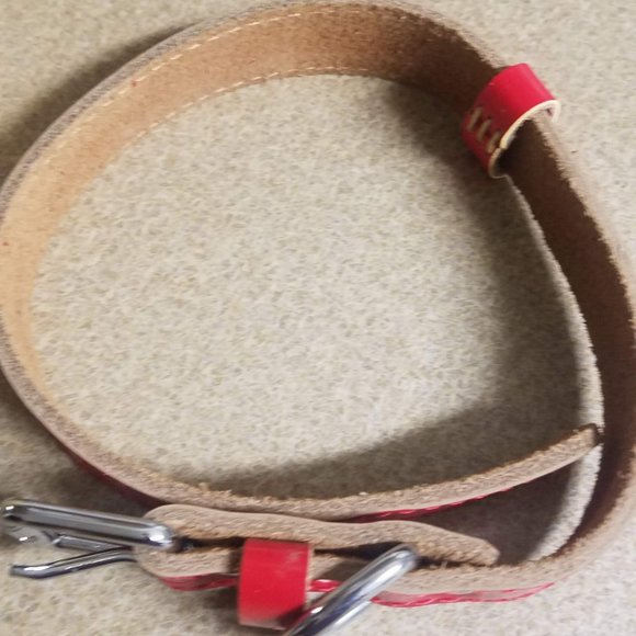 New Trevano Genuine Leather Dog Collar with Alloy Buckle - Picture 5 of 5